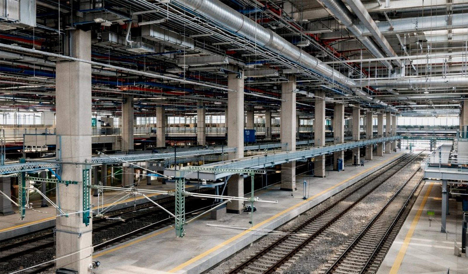 Modelo BIM de infraestructura ferroviaria — Estación Madrid-Chamartín
