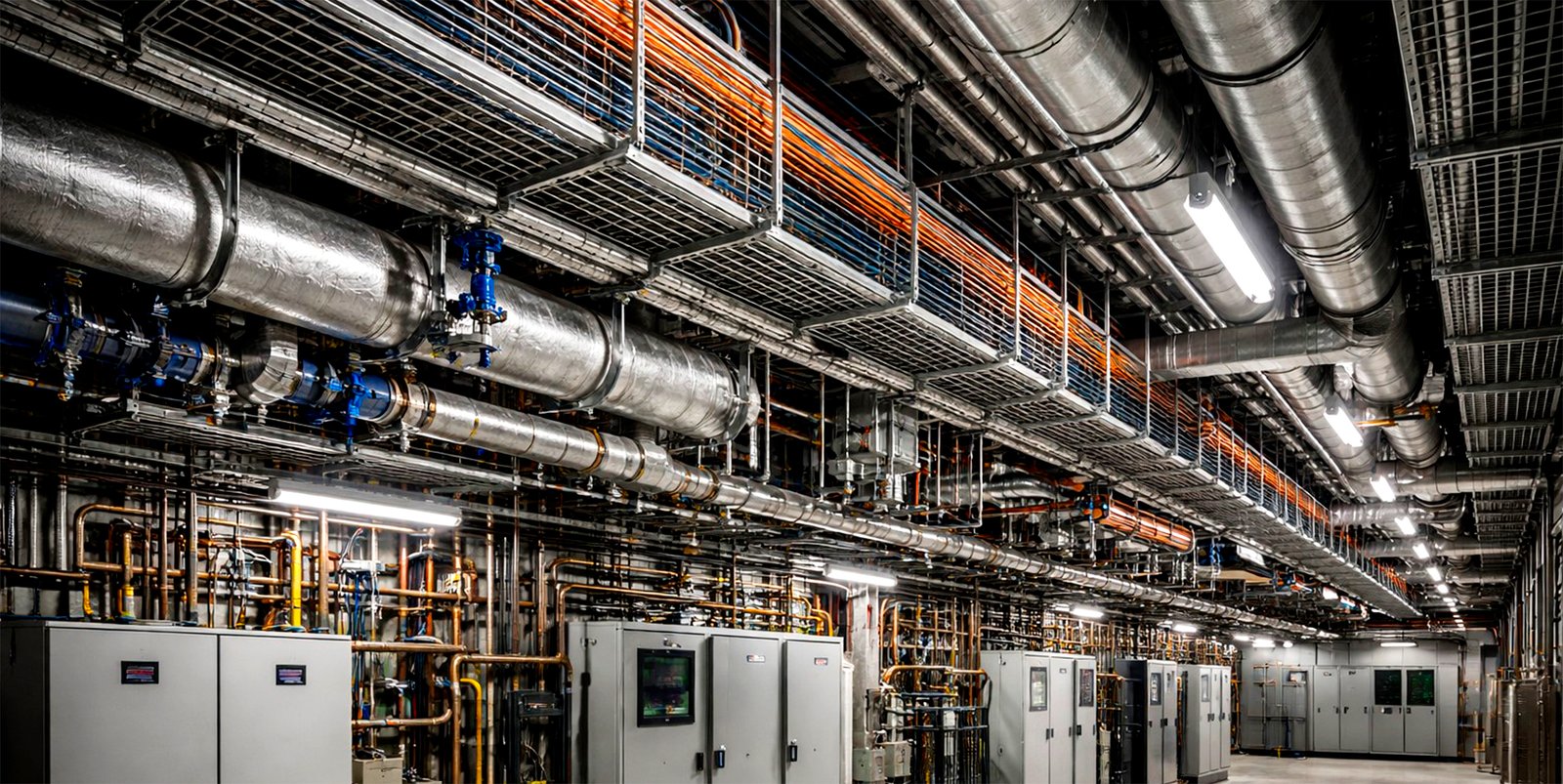Planta de instalaciones BIM en data center de alta criticidad — Zúrich, Suiza